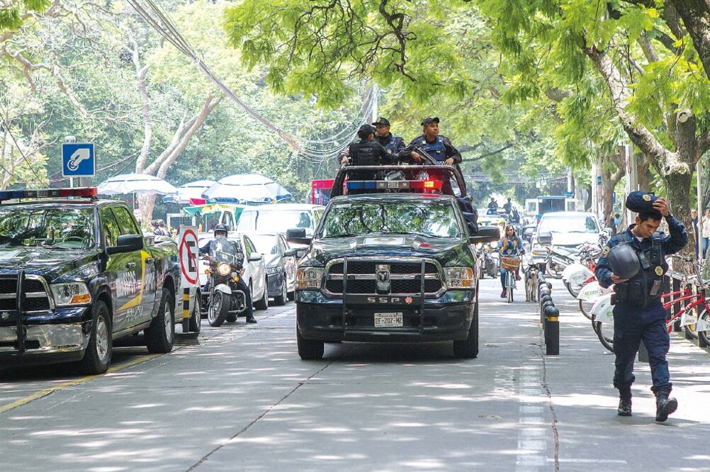 La SSPDF implementó un operativo en la colonia Condesa tras conocer supuestas extorsiones a comerciantes (ARCHIVO EL UNIVERSAL)