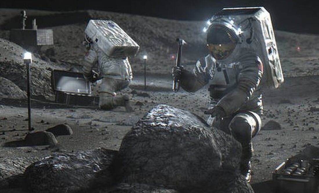 La NASA se prepara para explotar los recursos de la Luna. Imagen: NASA