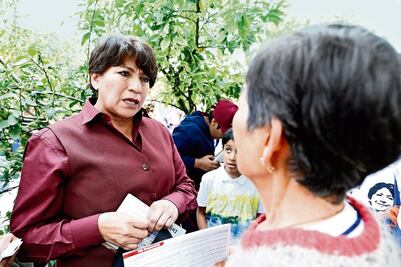 Delfina va a territorio perredista