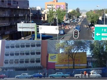 Filma Alfonso Cuarón frente al Metro Normal