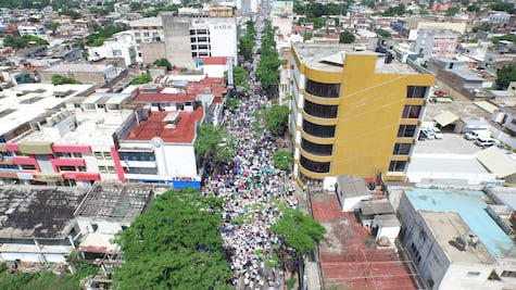 Marchan en Chiapas para pedir respeto a jornada electoral