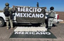 Tras persecución, elementos federales aseguran casi 200 kilos de metanfetamina en Etchojoa, Sonora; hay un detenido