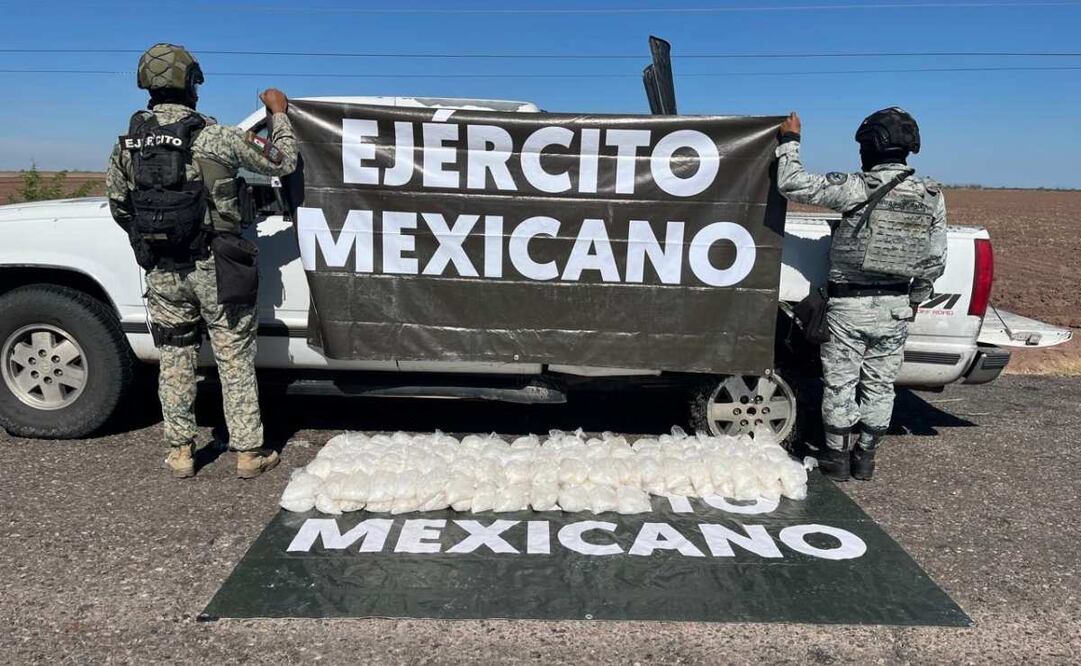 Aseguran 200 kilos de metanfetamina en el sur de Sonora (13/11/2025). Foto: Especial