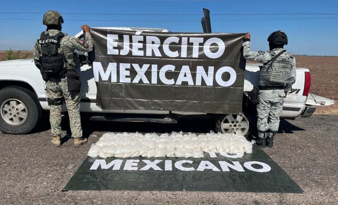 Aseguran 200 kilos de metanfetamina en el sur de Sonora (13/11/2025). Foto: Especial