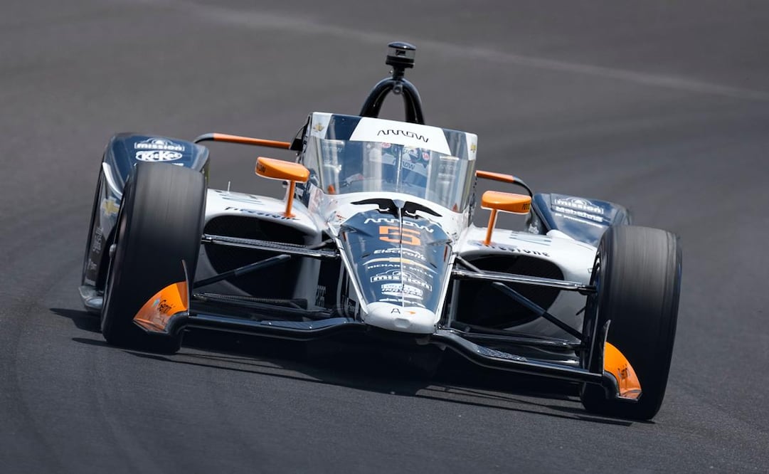 Pato O'Ward sufrió fuerte accidente en práctica en la Indy 500 / Foto: AP