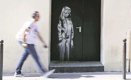 Confirma Banksy obras sobre migración en París