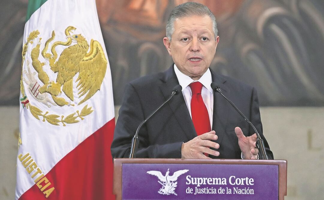 Arturo Zaldívar, ministro presidente de la Suprema Corte, negó que en su oficina tenga asuntos “incómodos”. Foto: Berenice Fregoso. EL UNIVERSAL