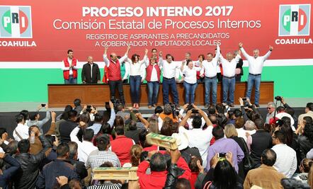 Registra PRI a precandidatos a diputados en Coahuila