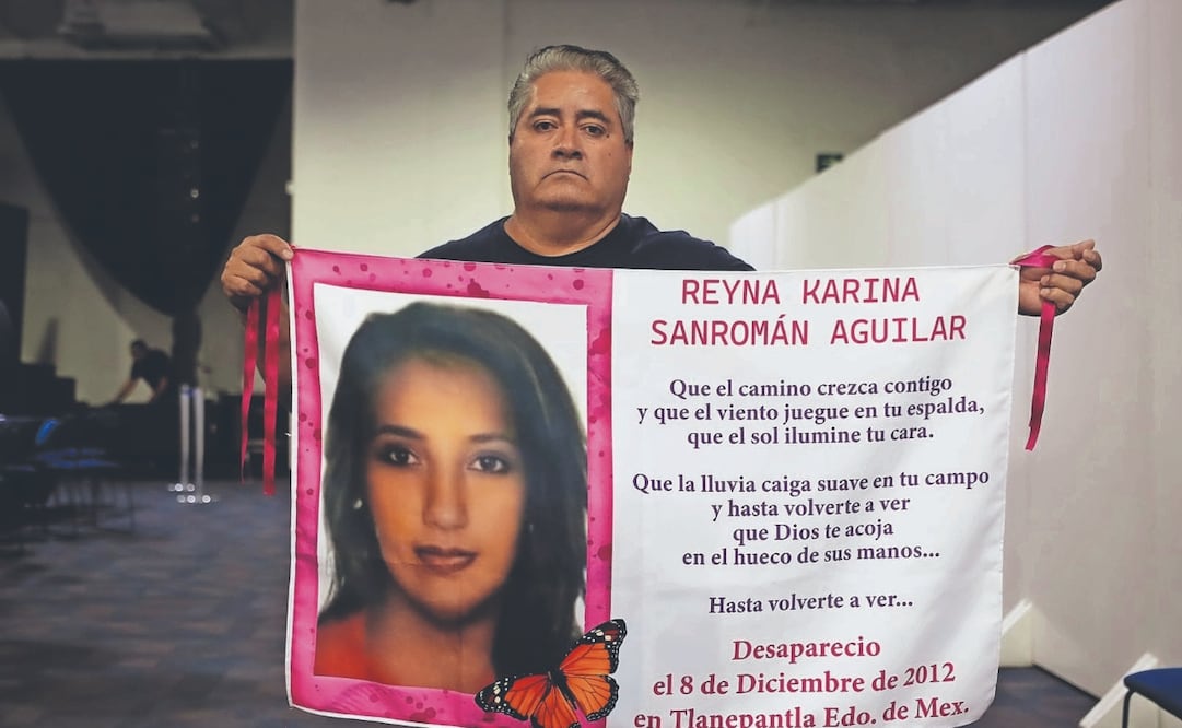 Jesús García creó el primer colectivo de hombres durante su investigación del paradero de su hija Reyna Karina. Foto: de Darío Luna. El Universal