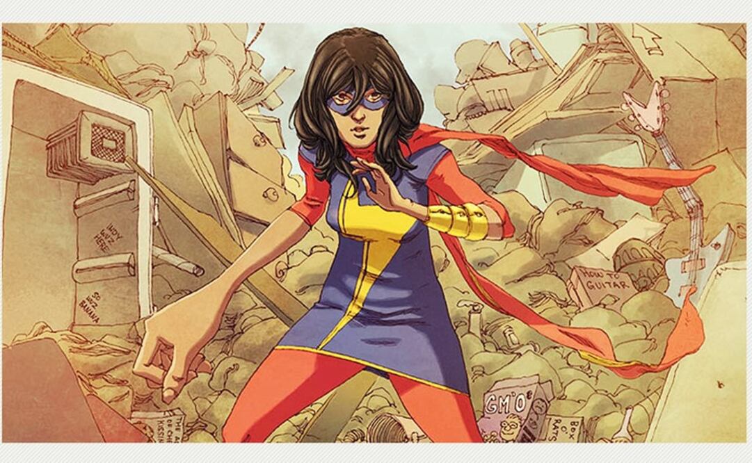 El cómic "Ms. Marvel", protagonizado por una heroína musulmana, lideró las ventas en línea durante 2016. FOTO: Especial Marvel