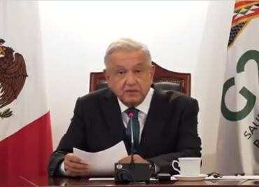 Ante líderes del G20, AMLO propone quitar montos de deuda a países pobres