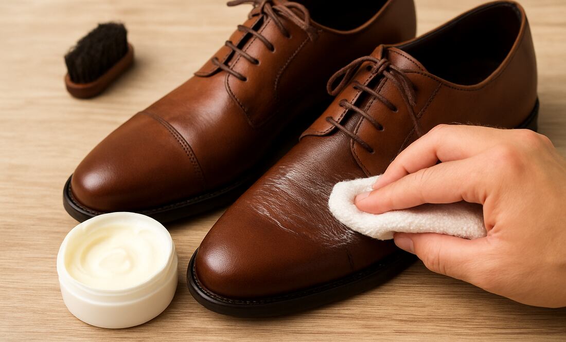 Renueva tu calzado de piel con este sencillo truco. Foto: Creada con IA