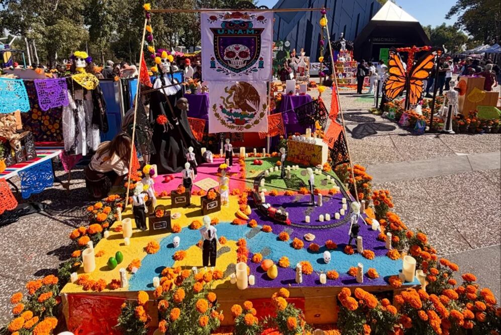 Megaofrenda de la UNAM, edición 2025 / Facultad de Derecho.
Foto: Facebook