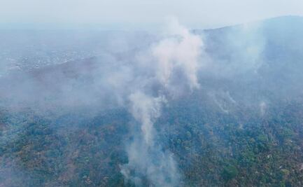 Muere voluntario que combatía incendio forestal en San Pedro Cafetitlán, Oaxaca