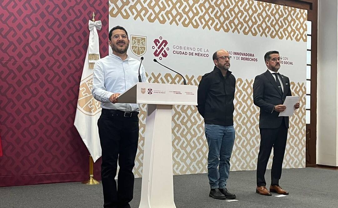 Martí Batres Guadarrama, informó que la Secretaría de la Contraloría General de la Ciudad de México encontró irregularidades relacionadas con la obra que el pasado 14 de marzo perforó el túnel de la Línea 12. Foto: Laura Arana - EL UNIVERSAL