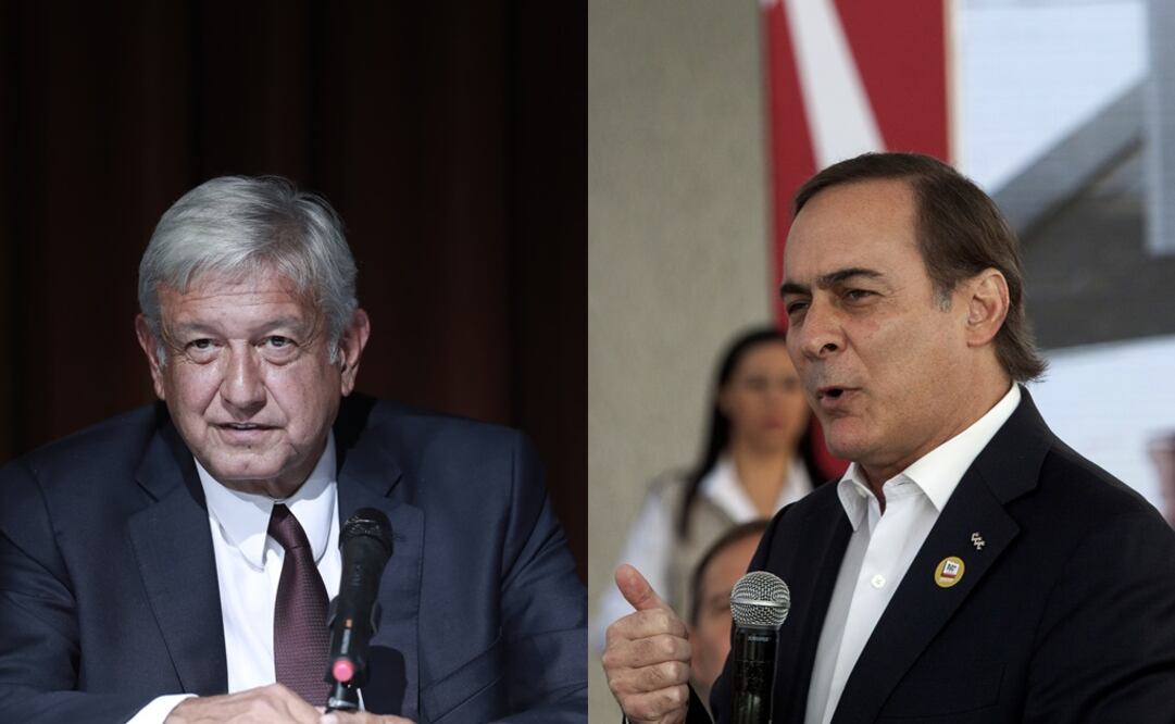Andrés Manuel López Obrador, virtual presidente electo de México y Juan Pablo Castañón, presidente del CCE. Foto: Especial
