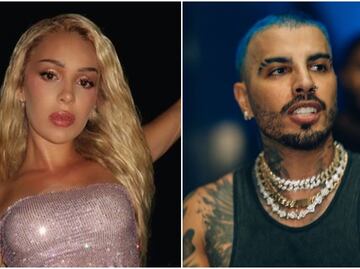 Rauw Alejandro intenta perrear con Bad Gyal, la cantante lo batea y él responde