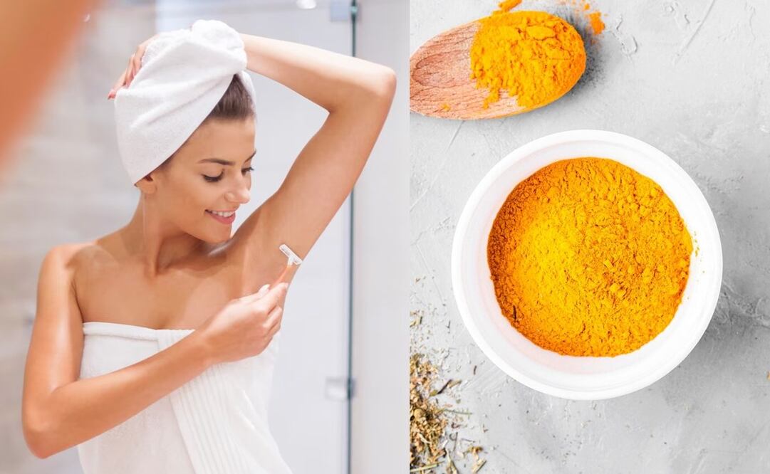 Aclara tus axilas con cúrcuma. Foto: Freepik