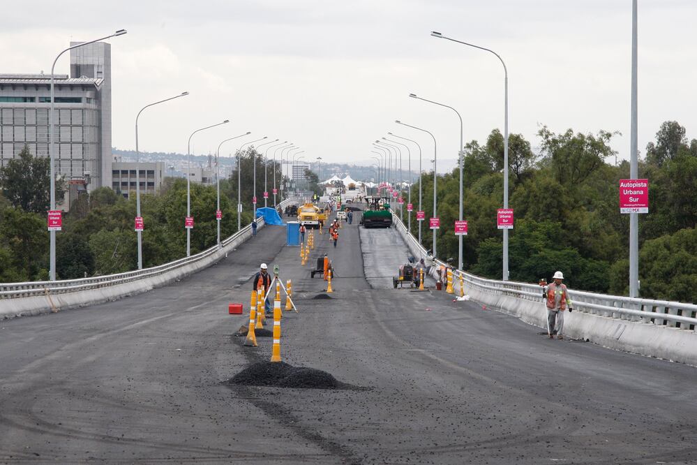 En los próximos días la Autopista Urbana Sur, que conectará el Periférico con la salida a Cuernavaca, será inaugurada (IRVIN OLIVARES. EL UNIVERSAL)
