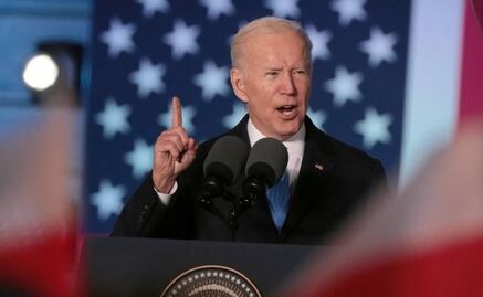 Putin "no puede permanecer en el poder", dice Biden en un mensaje dirigido a los rusos desde Polonia