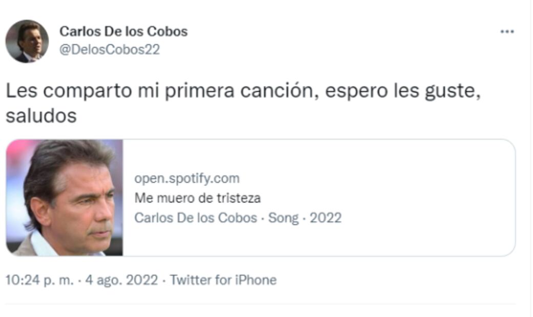 Exmundialista mexicano se vuelve cantante y presenta su primer éxito