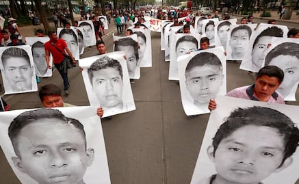 Ruta y horario de la marcha por los 8 años de la desaparición de los 43 normalistas de Ayotzinapa