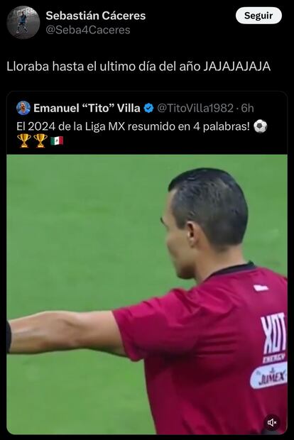 Cáceres llamó 'llorón' al Tito Villa / Foto: Especiales