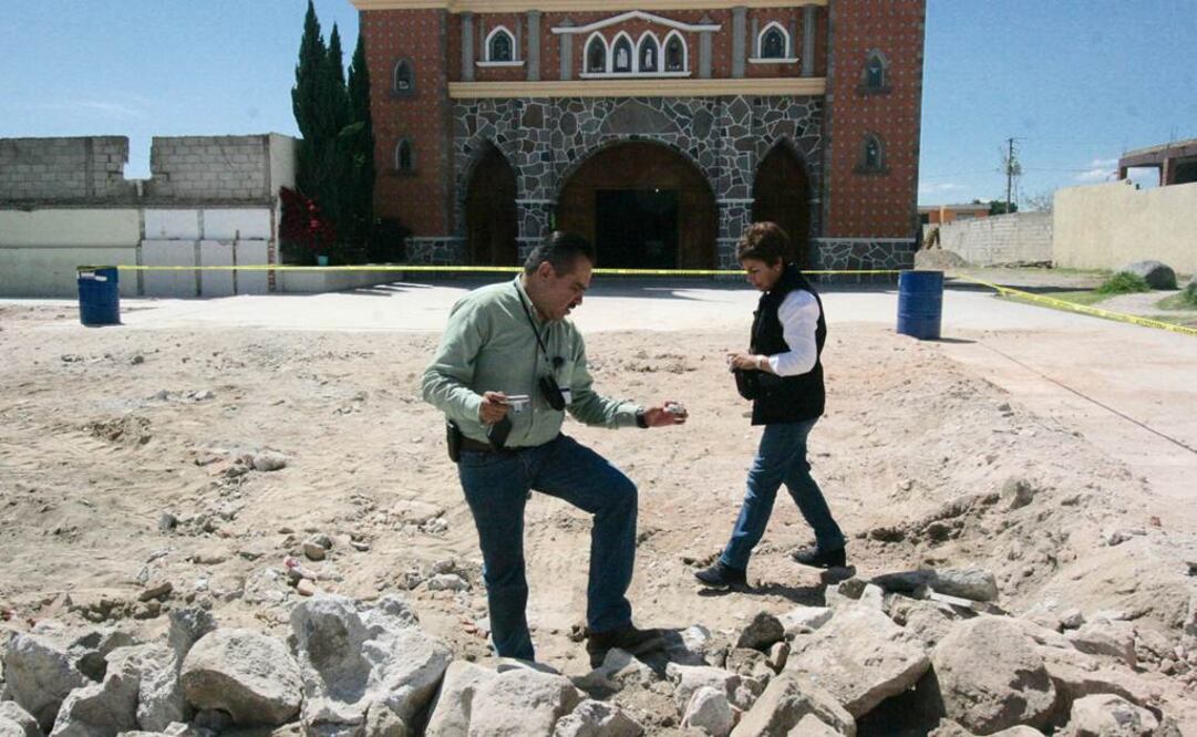 La Capilla de Santo Cristo, considerada monumento histórico de Tlaxcala, fue reducida a escombros el fin de semana pasado. (FOTO: Omar Contreras / EL UNIVERSAL)