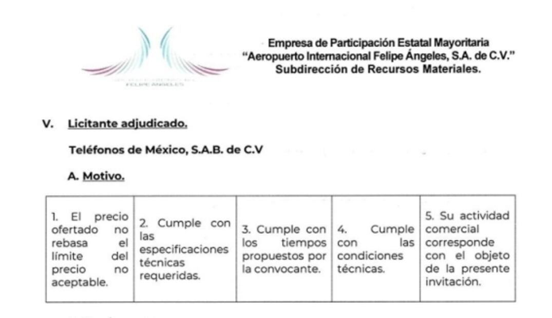 Telmex, de Carlos Slim, gana licitación para dar servicio de telefonía e internet en el AIFA