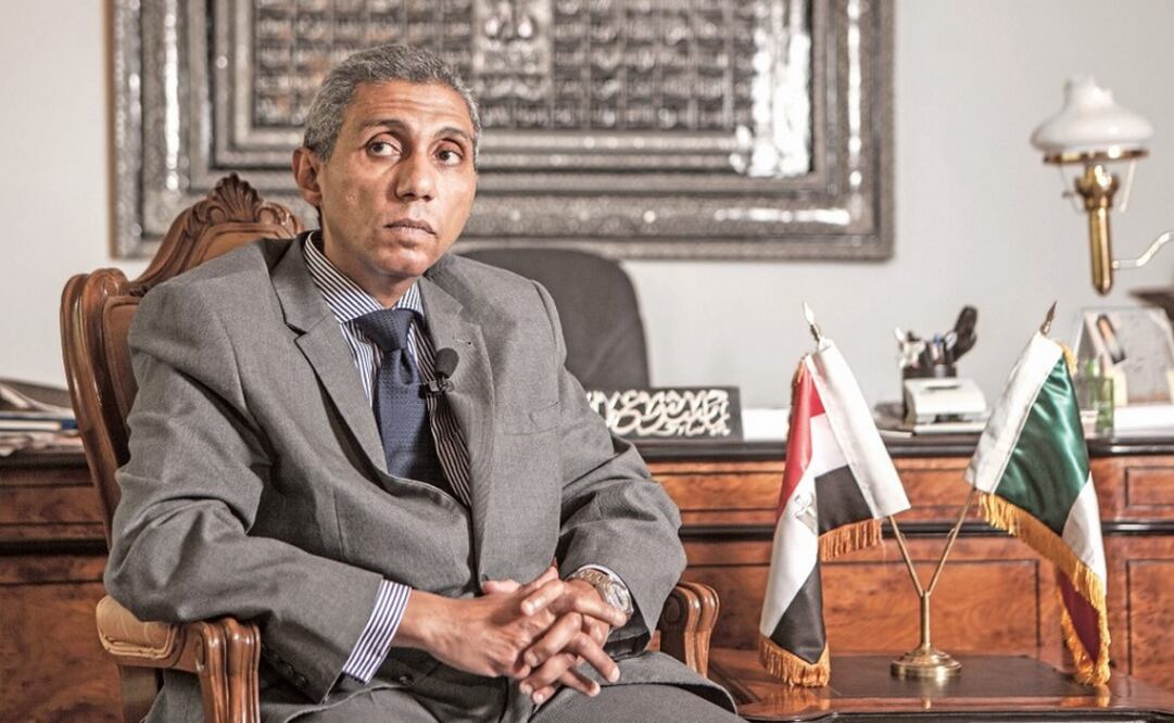 Ambassador Yasser Shaban reiterated his condolences to the families of the victims. (Photo: Germán Espinosa / EL UNIVERSAL) 