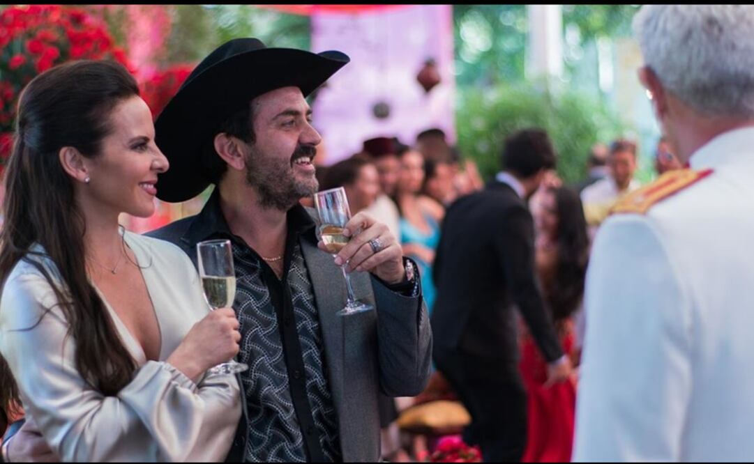 Kate del Castillo y Flavio Medina en "La Reina del Sur 2". Foto: Captura Instagram Flavio Medina