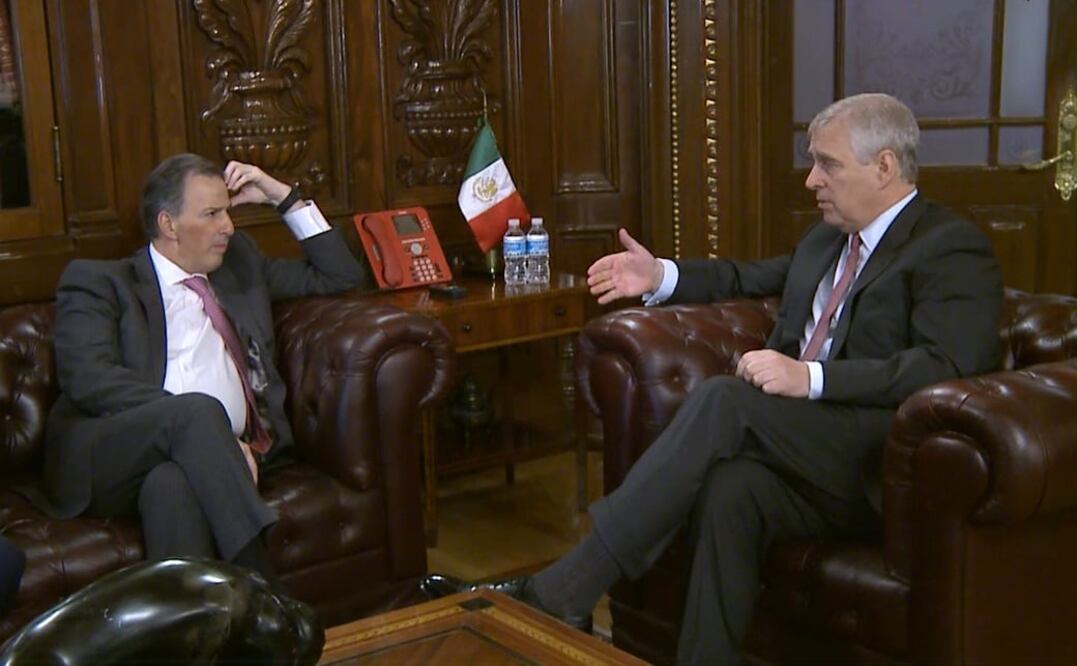 José Antonio Meade recibe al Príncipe Andrés, duque de York
