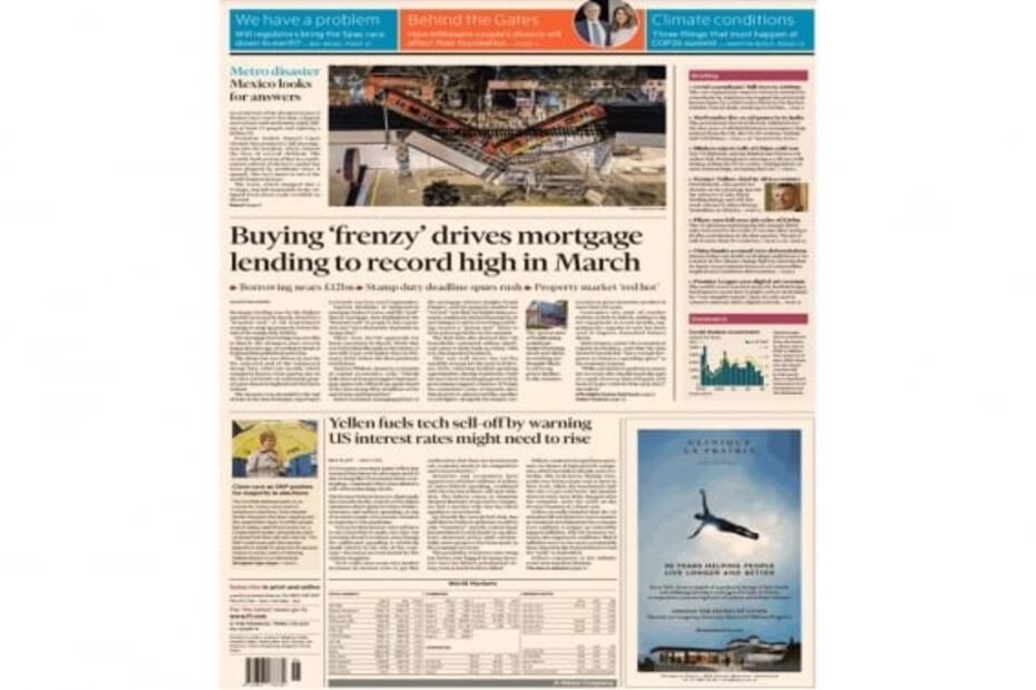 "México busca respuestas"; diarios del mundo retratan la tragedia de la Línea 12 del Metro