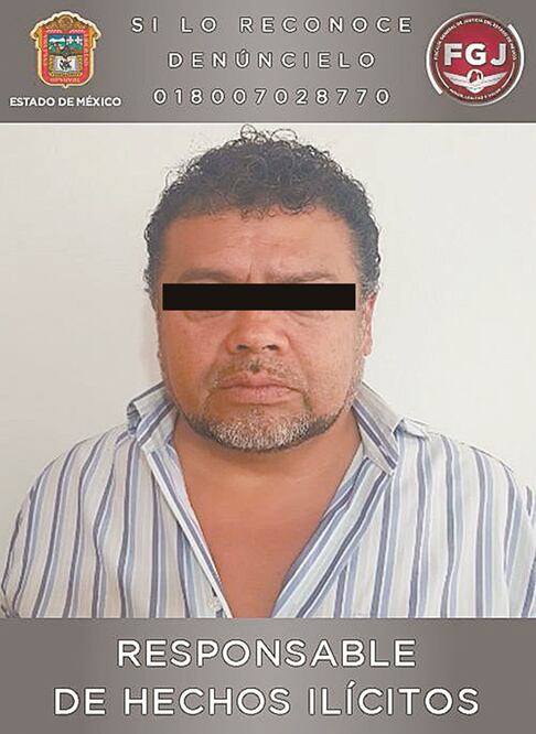 Culpable. Luis Novia García, quien era chofer, fue sentenciado a 62 años de prisión por el homicidio de una pasajera, informó la FGJEM. Foto: Especial