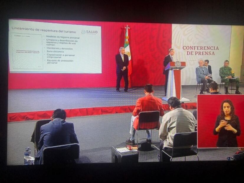 Presenta gobierno de AMLO semáforo de nueva normalidad