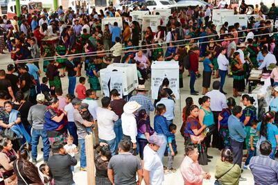 A pesar del temor, el voto se impone en todo el país