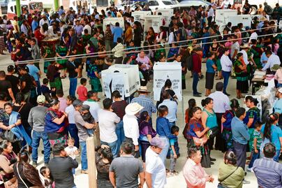 A pesar del temor, el voto se impone en todo el país