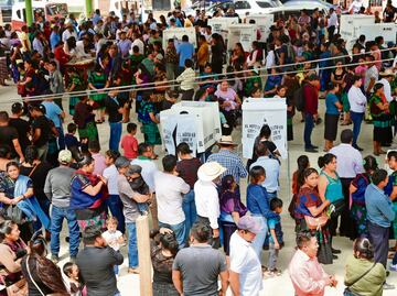 A pesar del temor, el voto se impone en todo el país