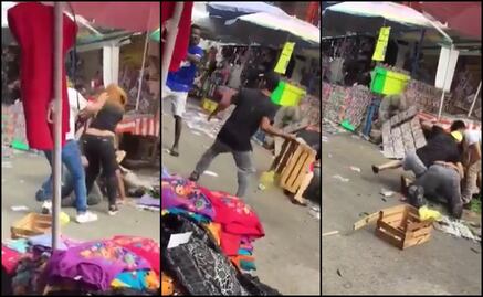 Ambulantes y migrantes protagonizan batalla campal en Tapachula, Chiapas