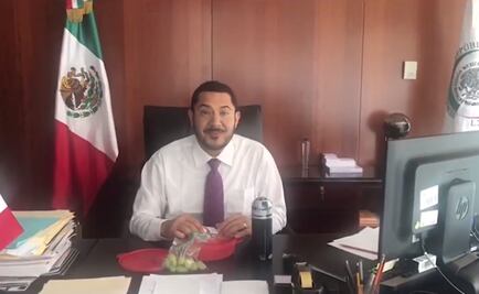 Batres no deja de responder a la prensa sobre su Tupper