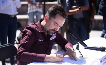 Candidato de Morena en Aguascalientes firma pacto de civilidad