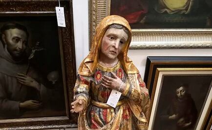PGR recupera dos esculturas de arte sacro