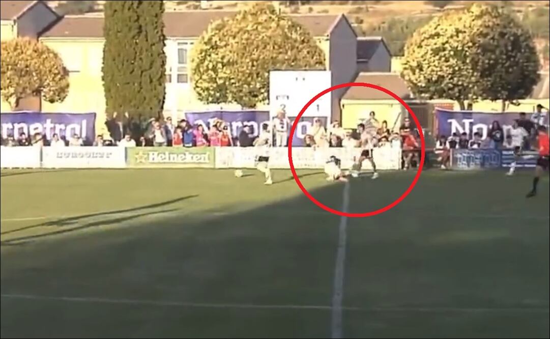 José Matos causó la lesión a Giuliano Simeone - Foto: Especial