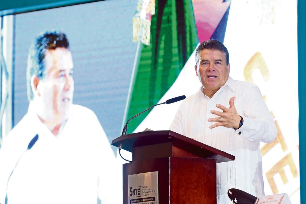 En la foto: Juan Díaz de la Torre, presidente del Sindicato Nacional de Trabajadores de la Educación (ARCHIVO. EL UNIVERSAL)