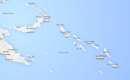 Registran sismo de 6.9 en Islas Salomón