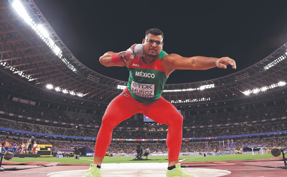 Uziel Muñoz en el mundial de atletismo de Tokio. FOTOS. cortesía getty images