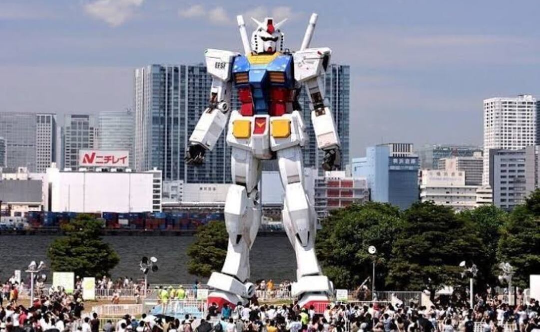 El robot representa al personaje Gundam RX-78-2