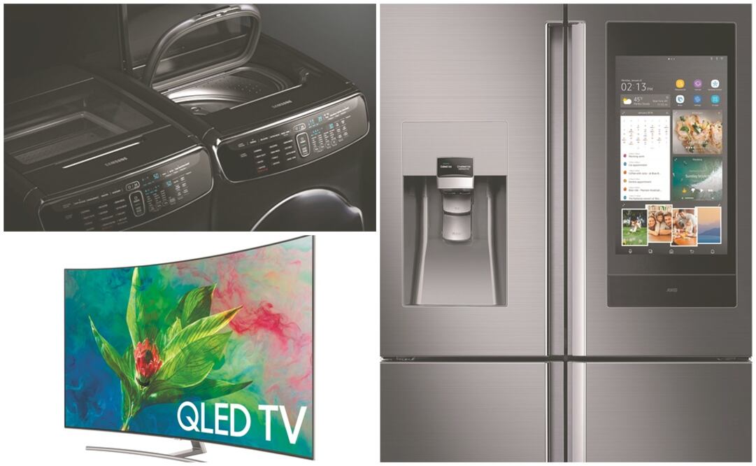 La línea Premiun de Samsung, que ya está disponible en México, busca fusionar el diseño con lo último en tecnología del Internet de las Cosas. Foto: CORTESÍA