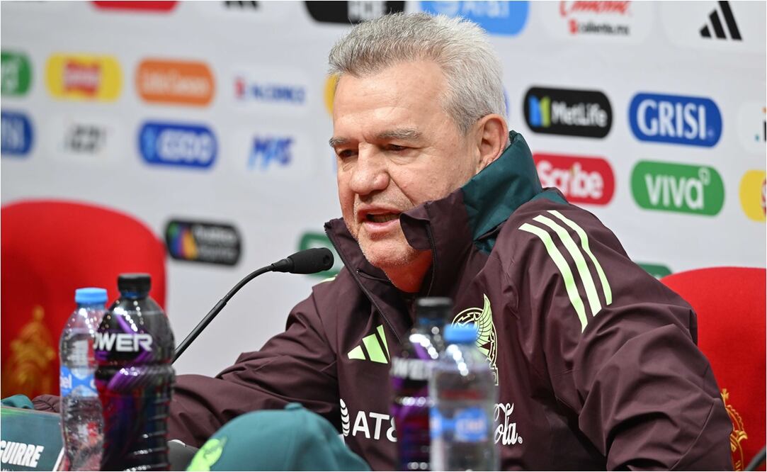 Javier Aguirre en conferencia de prensa en el Nemesio Díez. FOTO: IMAGO7