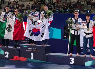 Ana Zulema Ibáñez y Marco Arroyo dan otra medalla a México en Grand Prix de TKD